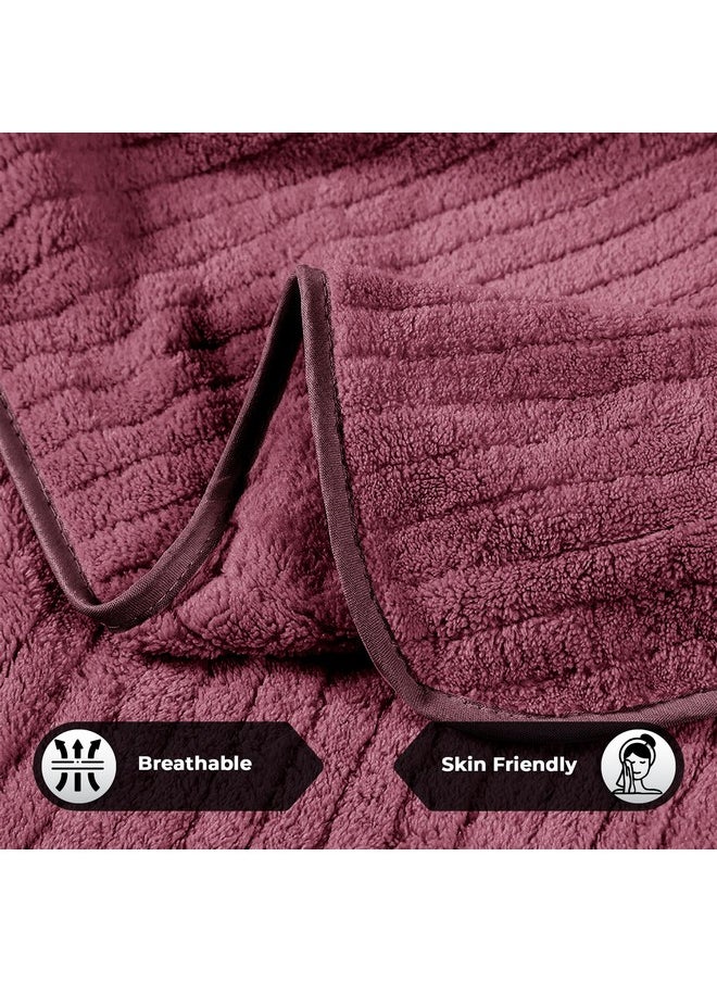 Story@Home Story@Home Hand Towel Set of 4 | 400 GSM Microfiber Hand Towels | Color : Pink & Blue | Soft Towel & Absorbent Gym Towel | Quick Dry Towel for Kitchen Towel | Lightweight Bamboo Towels for Kids Towel  - Image 5