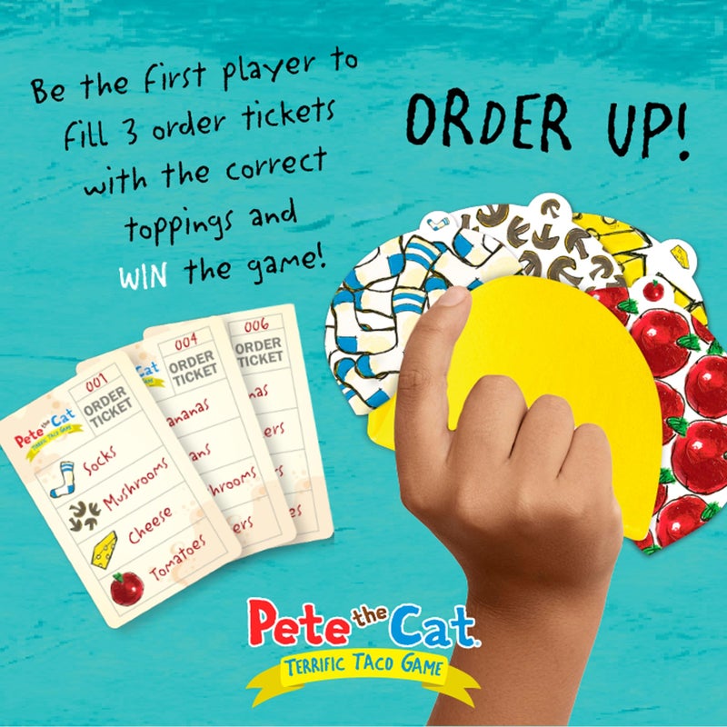 Briarpatch, Pete The Cat Terrific Taco Game, Based On Early Reader Books by James Dean, Preschool Learning for Children - Image 3