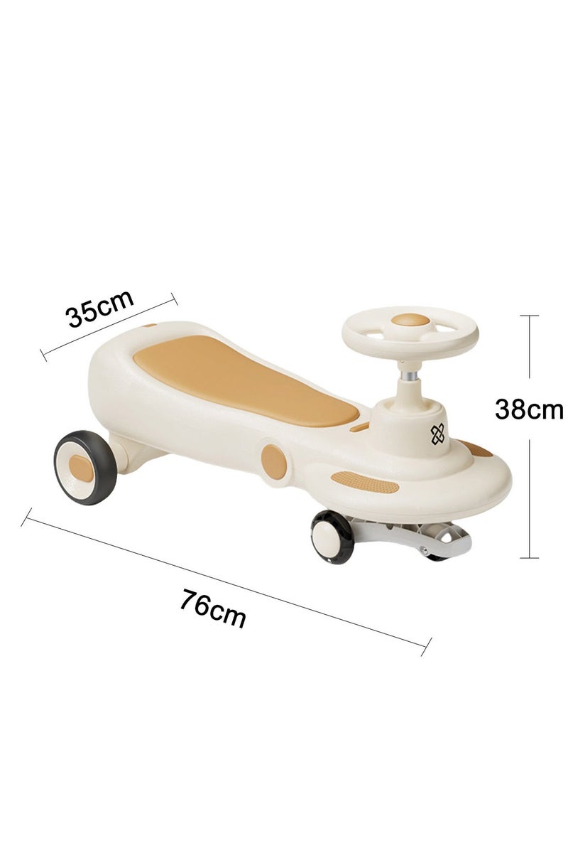 ما بيبي سيارة دفع للأطفال، سيارة أرجوحة متوازنة مع عجلات وامضة للاستمتاع بالأنشطة الخارجية والداخلية، سيارة أطفال للركوب للأولاد والبنات من عمر 1 إلى 3 سنوات - Image 4