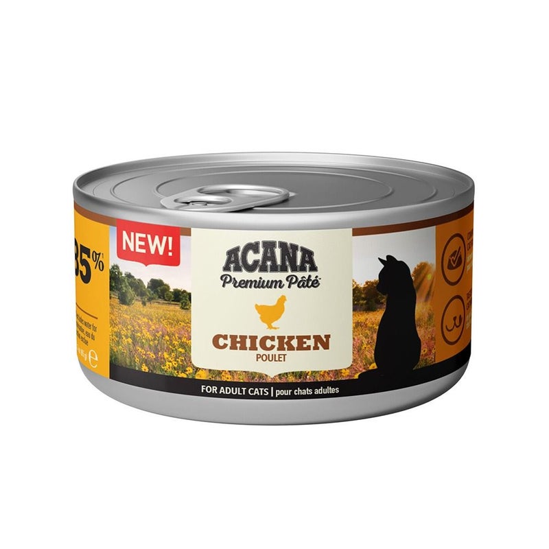 Acana Premium Chicken Pate Cat Wet Food  85G