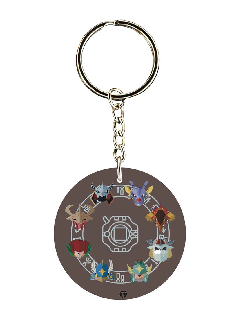 RKN The Anime Digimon Printed Keychain