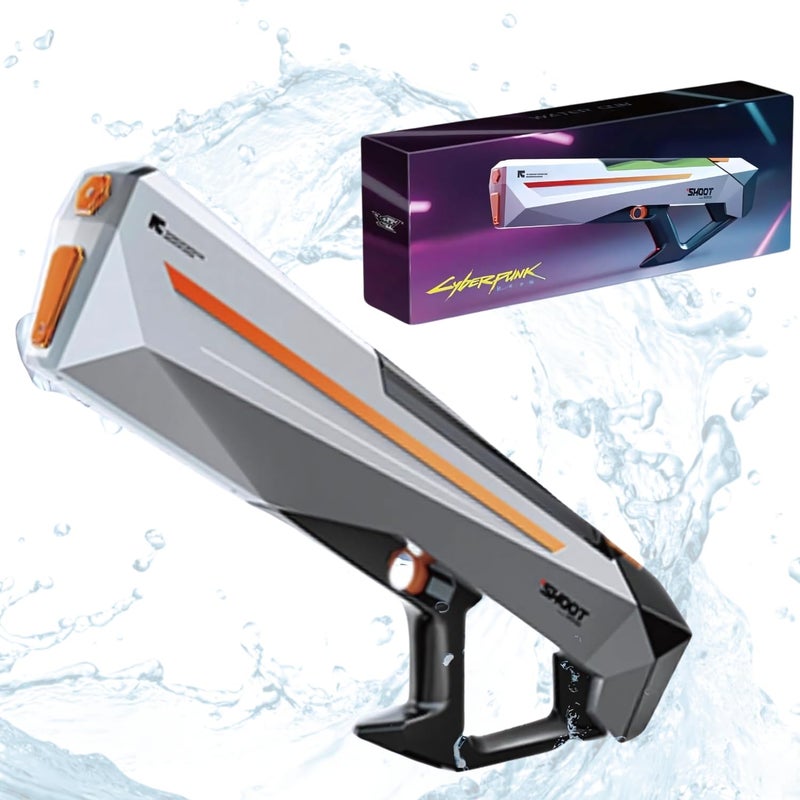 Storio Rechargeable Electric Automatic Big Powerful Holi Pichkari Water Gun Toy for Kids with Luminous Light | 800ML Inbuilt Storage | Upto 30Ft Range |High Pressure Mechanism - Image 1