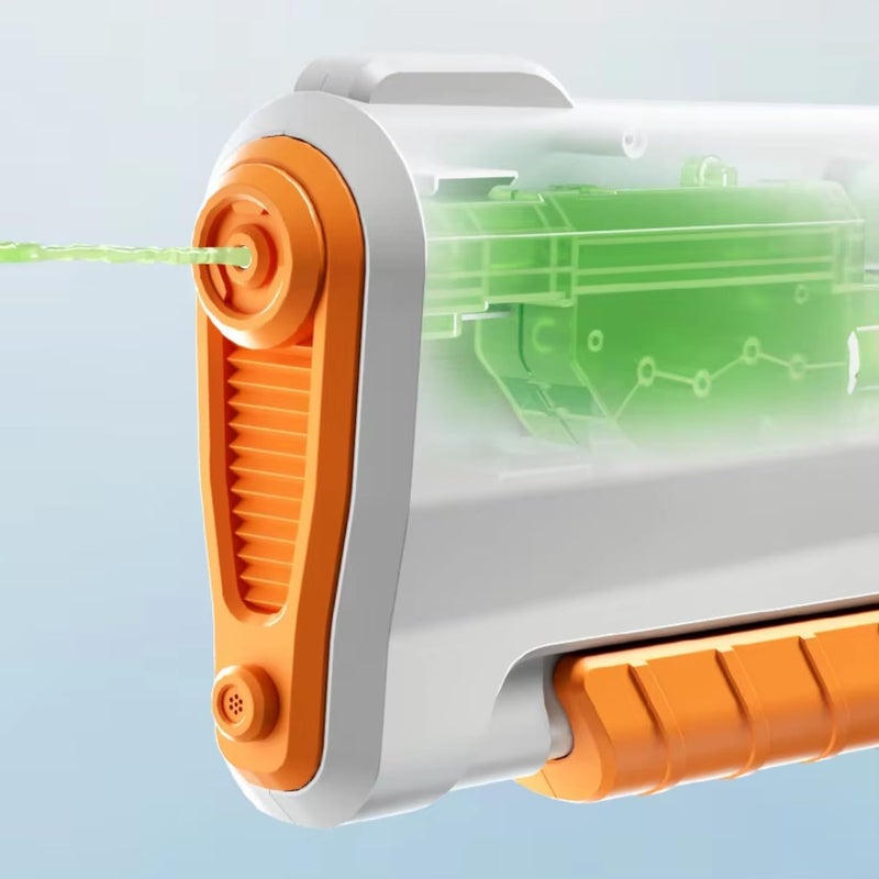 Storio Rechargeable Electric Automatic Big Powerful Holi Pichkari Water Gun Toy for Kids with Luminous Light | 800ML Inbuilt Storage | Upto 30Ft Range |High Pressure Mechanism - Image 5