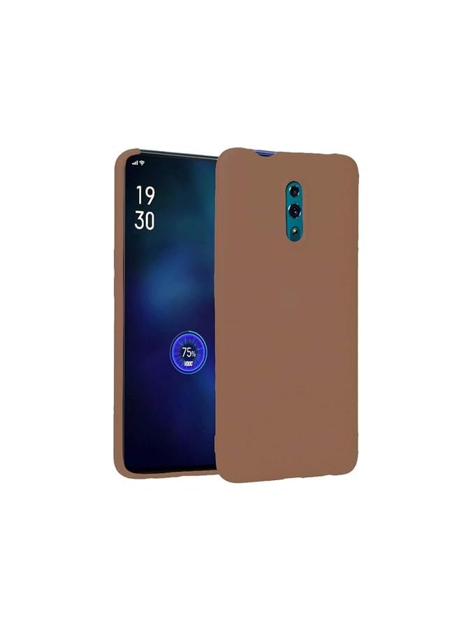 3إي غطاء حماية من البلاستيك المرن غير اللامع لهاتف اوبو رينو باللون الأرجواني - Image 3