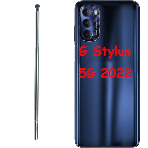 CaoXiong قلم G Stylus 5G 2022 لهاتف Moto G Stylus 5G 2022، قلم بديل لهاتف Motorola Moto G Stylus 5G 2022 لجميع الإصدارات لشاشة اللمس S Pen (Twilight Blue) - Image 1