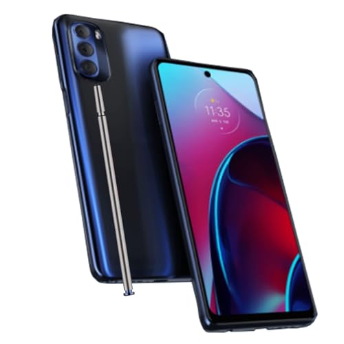 CaoXiong قلم G Stylus 5G 2022 لهاتف Moto G Stylus 5G 2022، قلم بديل لهاتف Motorola Moto G Stylus 5G 2022 لجميع الإصدارات لشاشة اللمس S Pen (Twilight Blue) - Image 4