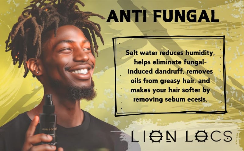 Beard Gains Lion Locs Starter Twist and Lock Spray for New Dreadlocks | Vegan Sea Salt Mist with Essential Oils & Aloe (4oz) - Image 5