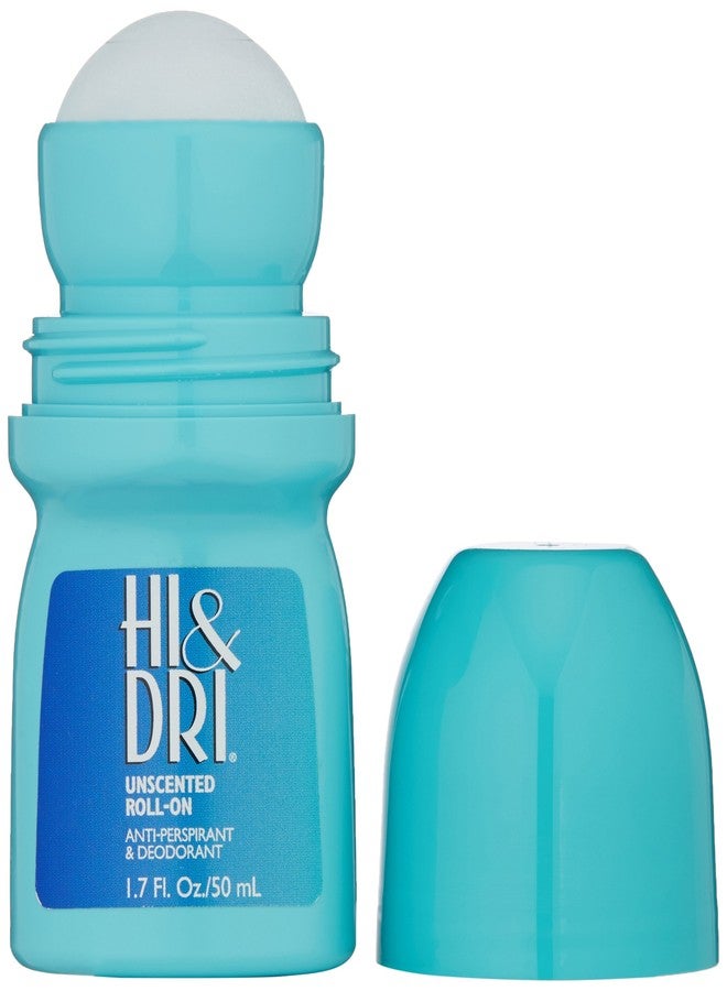 Revlon Hi & Dri Roll-On Anti-Perspirant Unscented, 1.7 Ounce - Image 3