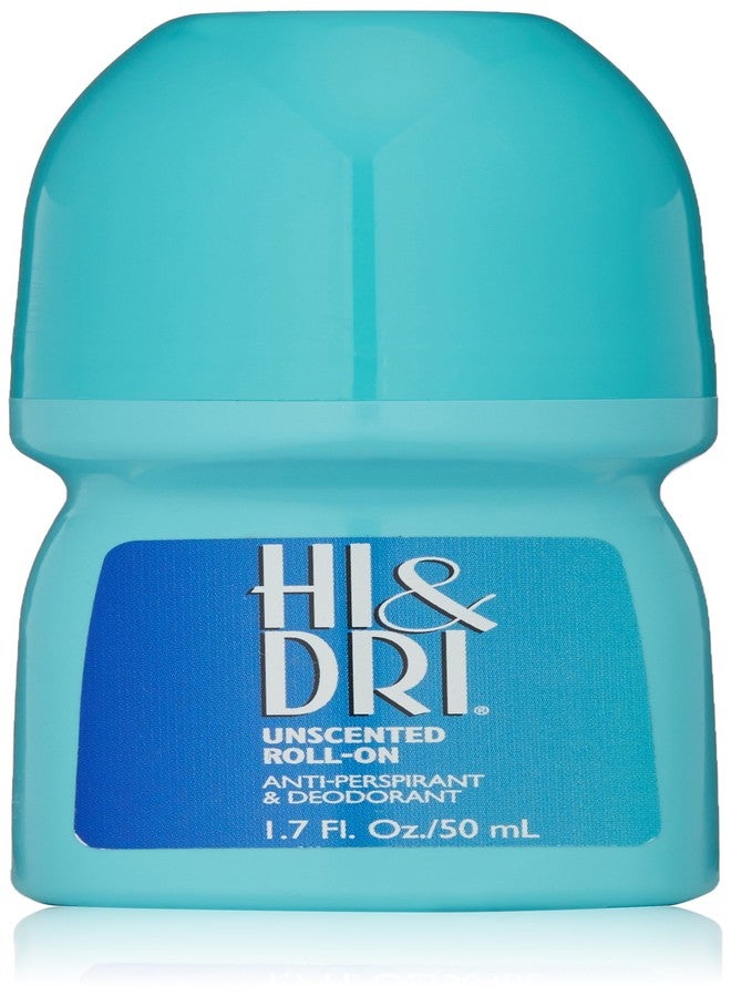 Revlon Hi & Dri Roll-On Anti-Perspirant Unscented, 1.7 Ounce - Image 1