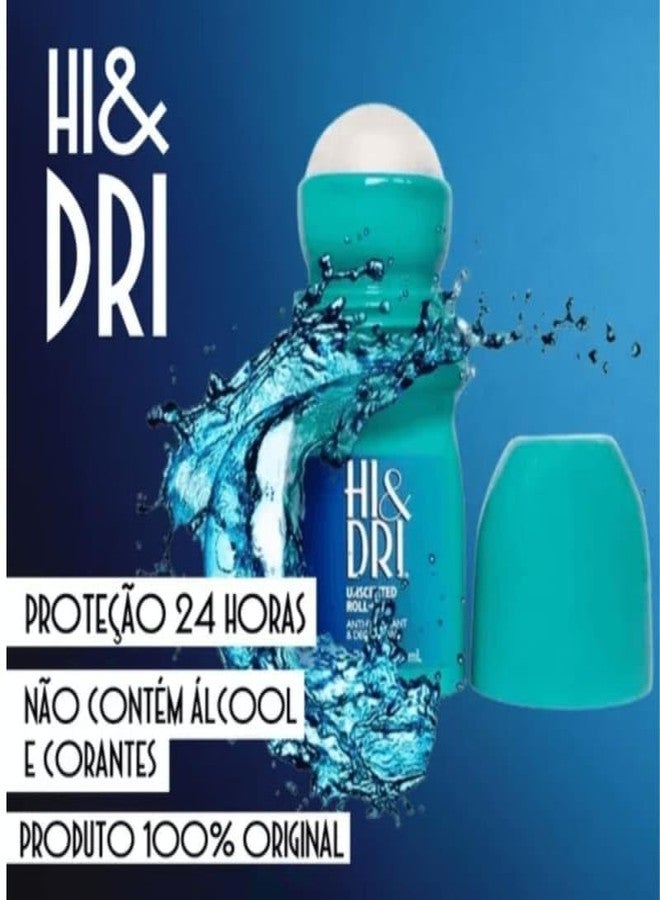 Revlon Hi & Dri Roll-On Anti-Perspirant Unscented, 1.7 Ounce - Image 4