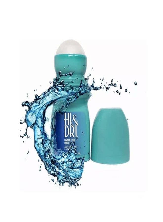 Revlon Hi & Dri Roll-On Anti-Perspirant Unscented, 1.7 Ounce - Image 5