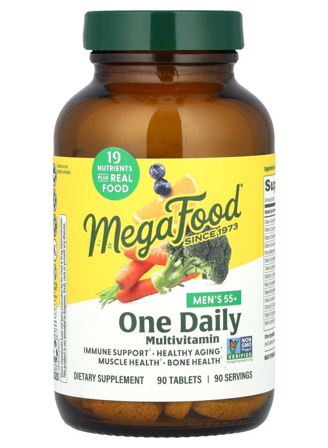 MegaFood فيتامينات متعددة للرجال 55+ يوميًا 90 قرص