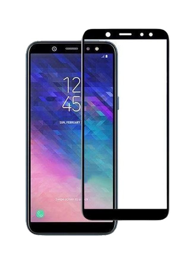 BORTONY Tempered Glass Full Cover 3D Screen Protector For Samsung Galaxy A6 Plus Clear - Image 1
