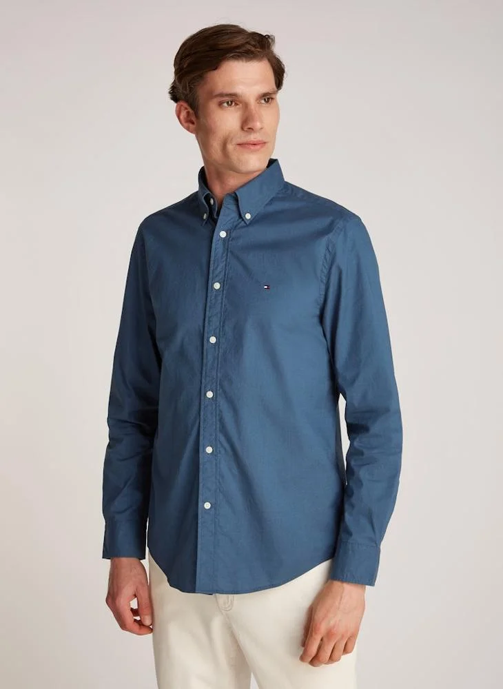 TH Flex Regular Fit Poplin Shirt