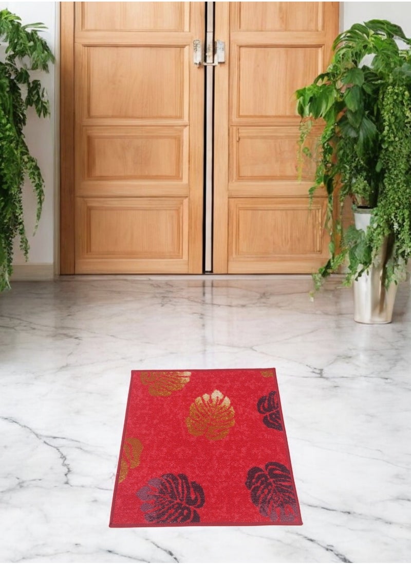Mac Carpet Square lightweight doormat - 50 cm x 50 cm. - Set of 3 pieces, Red  - Image 3