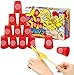 LAFALA Slingshots Chicken Rubber Chicken 12 Dart Cups Flying Chicken Shooting Games Fidget Toys Stress Relief Finger flingers Stretchy Funny Party Game for Easters Day Gift Children Adults - Image 2