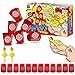 LAFALA Slingshots Chicken Rubber Chicken 12 Dart Cups Flying Chicken Shooting Games Fidget Toys Stress Relief Finger flingers Stretchy Funny Party Game for Easters Day Gift Children Adults - Image 3