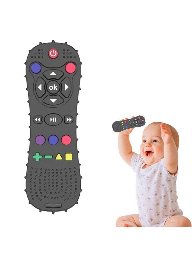 Beauenty Baby Teether Toy Chew Toy TV Remote Control Shape Teething Relief Baby Toy For Infants Baby Teething Ring, Silicone Baby Teething Ring, Remote Control Baby Teething Toy, Soft Teething Ring, Teething Stick, for Boys and Girls - Image 1