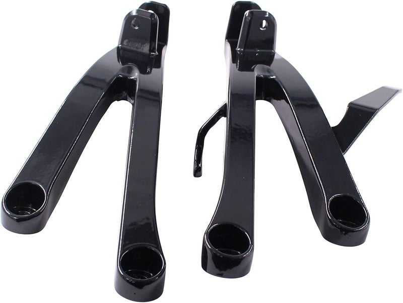 NewYall Black Rear Passenger Foot Peg Rest Bracket Kit for Honda CBR600RR 2007-2016 - Image 4