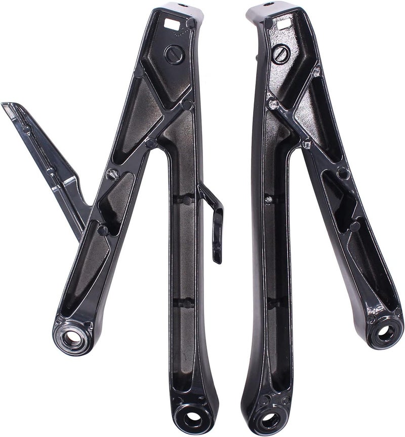 NewYall Black Rear Passenger Foot Peg Rest Bracket Kit for Honda CBR600RR 2007-2016 - Image 2