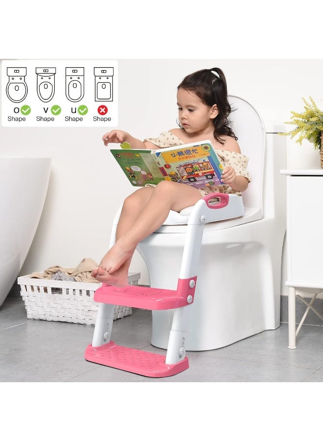 SKYROKU كرسي تدريب الأطفال على المرحاض SKYROKU مع سلم خطوة - Image 3