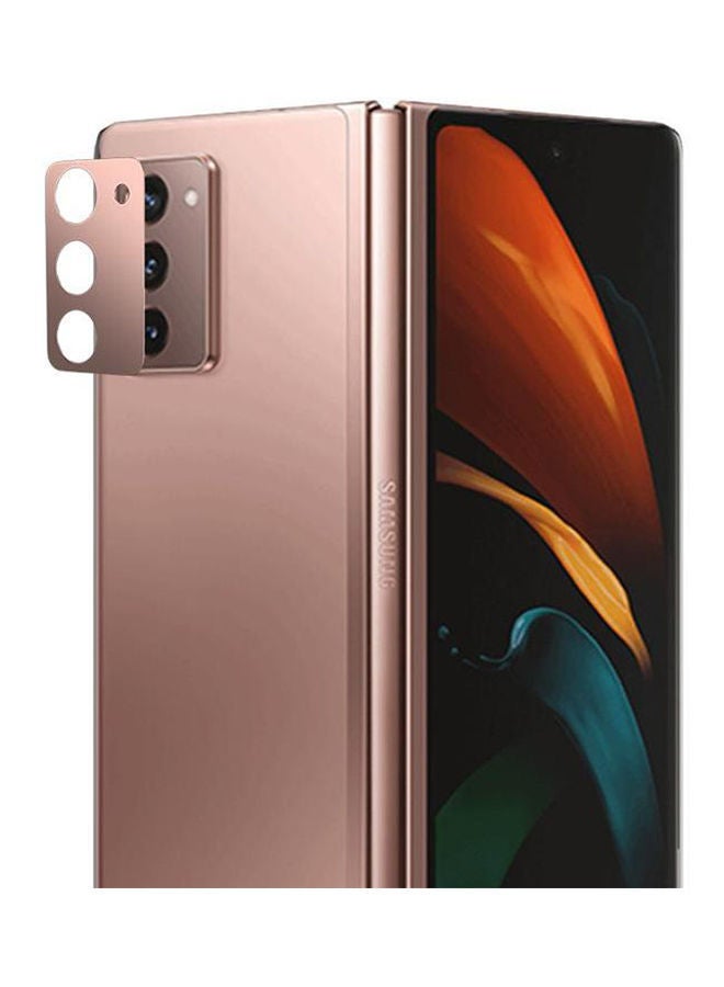 NIBEMINENT Camera Lens Film For Samsung Galaxy Z Fold 2 Gold Clear