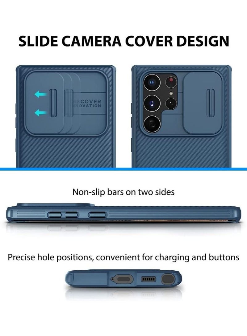 Nillkin [1+2] Case Cover for Samsung S23 Ultra with Tempered Glass Screen Protector (2 Pcs), S23 Ultra Case with Slide Camera Cover, Slim Rugged Phone Case for Samsung Galaxy S23 Ultra 5G - Image 3