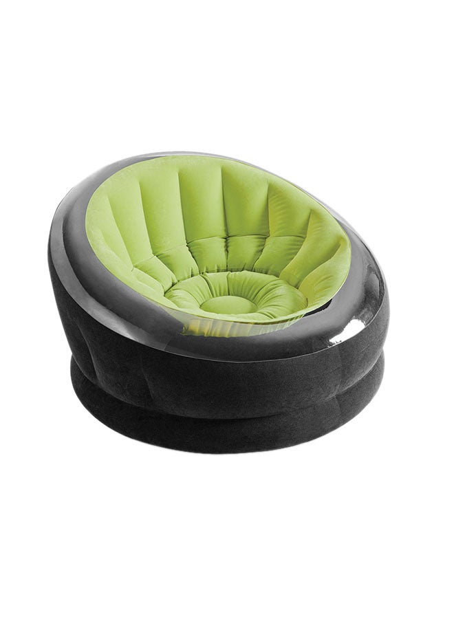 INTEX Empire Chair Indoor/Outdoor Inflatable Lounger Green 112x109x69cm - Image 1