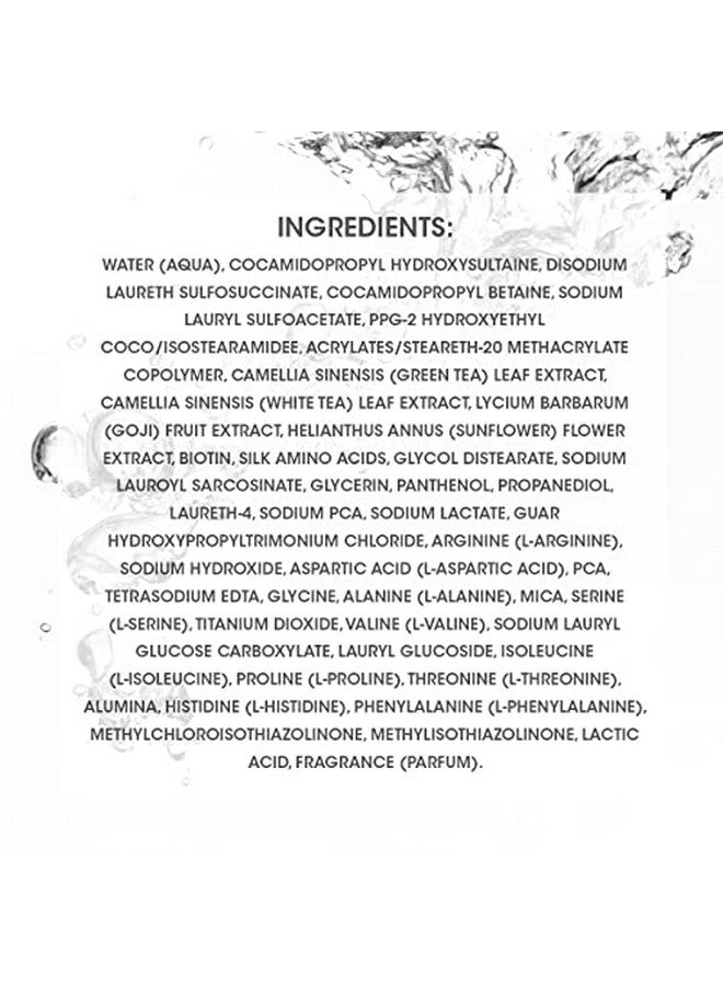 سيفين شامبو كيوبيكا 7 أيام للعناية بالشعر مع البيوتين ومستخلص الشاي الأخضر، شامبو لطيف لأي نوع من أنواع الشعر، يضيف لمعانًا ورطوبة إلى الشعر، خالي من الكبريتات والبارابين، 10.8 أونصة - Image 5