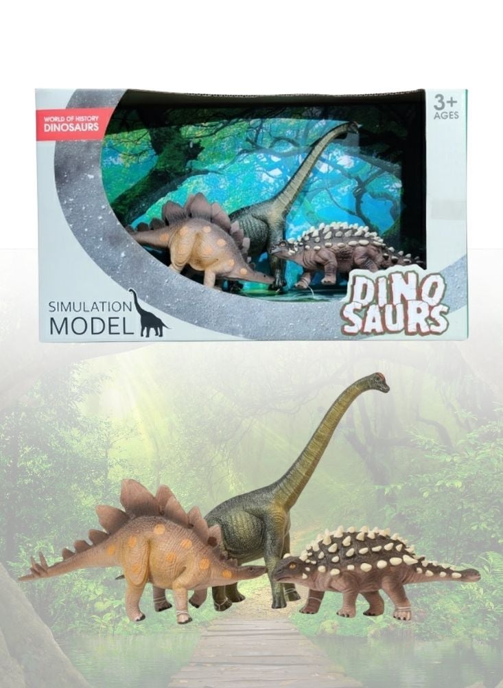 NinEx 3-Piece Dinosaur Toy Set - Image 2