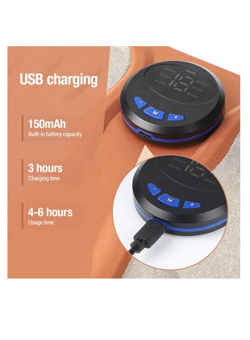 SYOSI EMS Foot Massager, 3D Foldable Foot Massager Pad for Pain Plantar Relief, Muscle Relaxation, Foot Massagers for Pain and Circulation - Foot Spa and Massager, LCD Display with 6 Modes 15 Intensities - Image 5