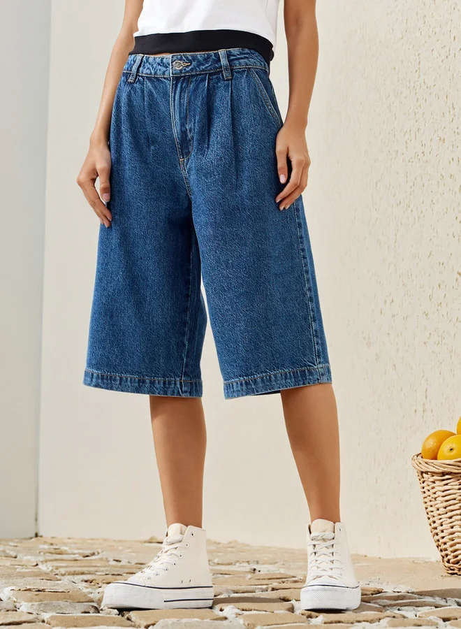 لي كوبر Lee Cooper Relaxed Fit Burmuda Shorts with Pockets