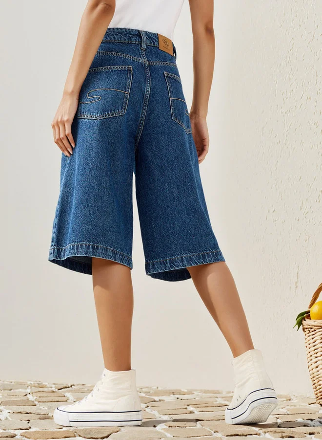 Lee Cooper Lee Cooper Relaxed Fit Burmuda Shorts with Pockets