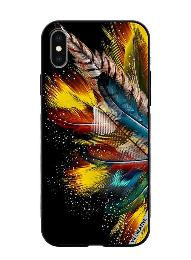 VR CREATIVE Protective Case Cover For Apple iPhone X/XS Flower Design Multicolour - Image 1