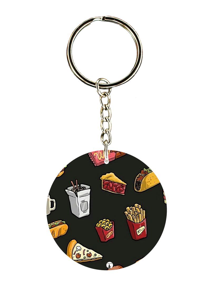 Food Printed Keychain