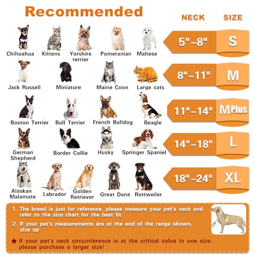MRSOHRET Dog Cone Dog Surgery Collar Inflatable Cones for Small Medium Large Dogs Watermelon Dog Recovery Collar Does not Impede Vision - Image 3