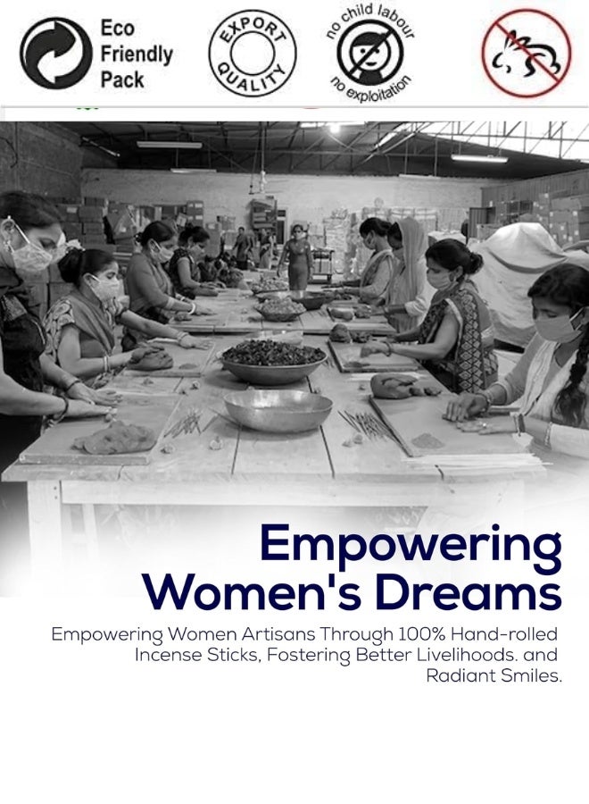 ساتيا أعواد بخور خشب الصندل ساتيا، أعواد بخور خضراء معتمدة، 3 عبوات - Image 2