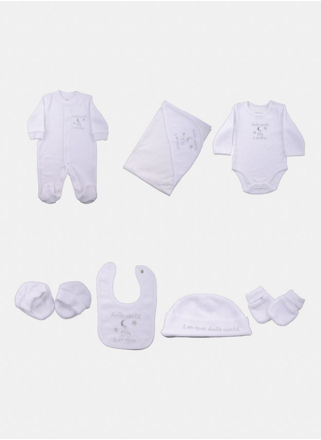 El Sayaad New Born Gift Box (7pcs) Velvet 