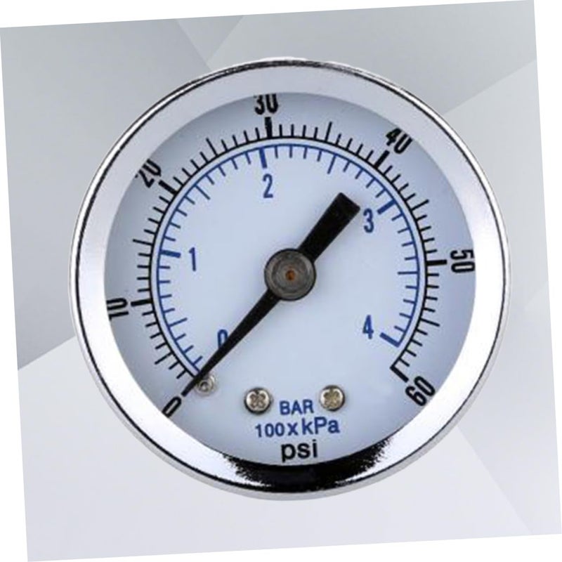 2 قطعة مقياس ضغط الهواء 0-60 رطل لكل بوصة مربعة مقياس مزدوج لقياس الهواء المضغوط 1/8 بوصة خيوط - Image 5