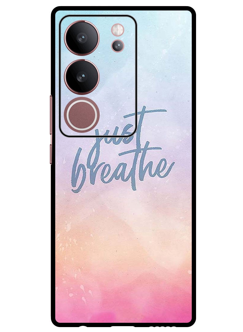 Theodor Protective Case Anti Scratch Shock Proof Bumper Cover For Vivo S17 - S17 Pro Just Breathe - Image 1