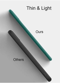 Wtech Realme 14 Pro+ / Plus 5G 2025 Premium Soft Liquid Silicone Case Cover (MCRPSN) - Dark Green  - Image 5