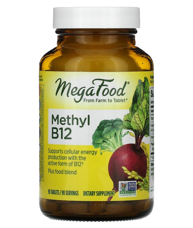 MegaFood Methyl B12 90 Tablets
