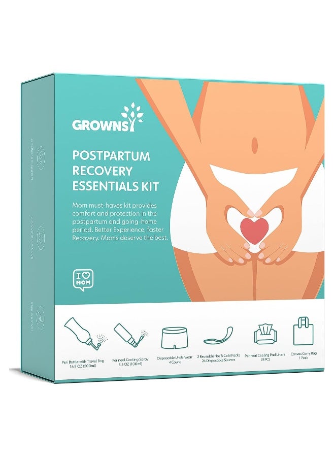 GROWNSY All-in-One Postpartum Essentials Kit - Image 1