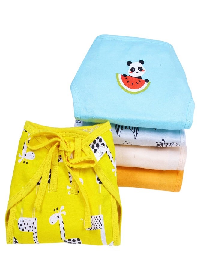 Snugkins Baby Langot for Newborns 0-6 Months | Reusable Nappy | 100% Pure Cotton, Washable, Extra Soft & Breathable | Unisex Baby Essential for Boys & Girls | Pack of 10 - Multicolor - Image 5