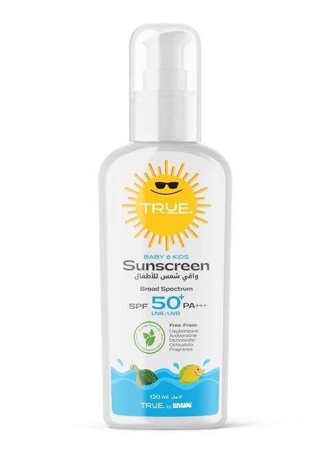 Sunscreen - Broad Spectrum UVA|UVB SPF 50+ PA+++  | Baby & Kids