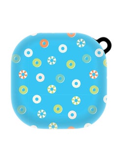Stylizedd StylePods Custom Case Samsung Galaxy Buds Pro (2021) / Buds Live Case With Anti-Lost Keychain - Loopy Hoops  - Image 1