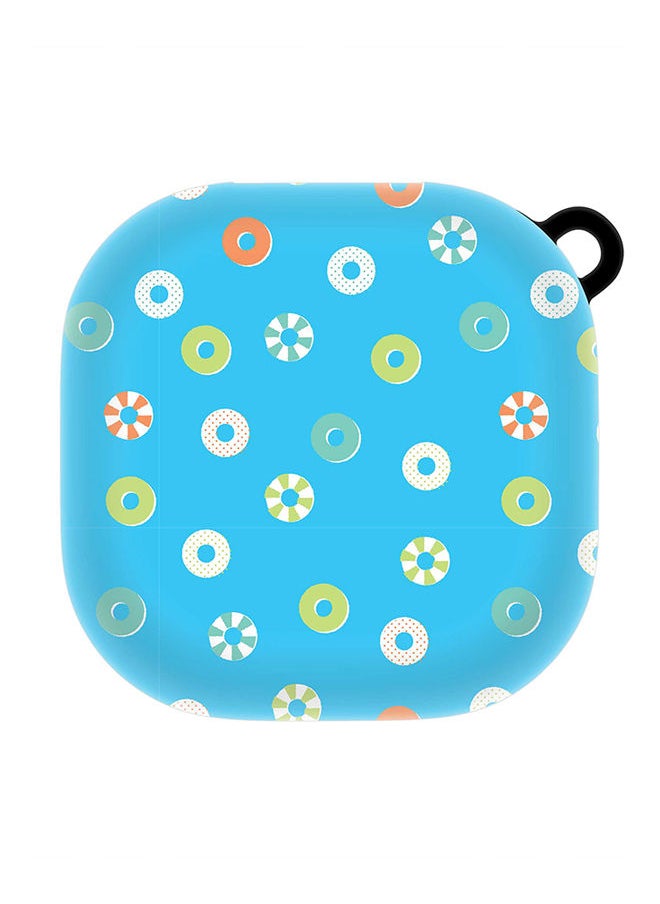 Stylizedd StylePods Custom Case Samsung Galaxy Buds Pro (2021) / Buds Live Case With Anti-Lost Keychain - Loopy Hoops  - Image 1