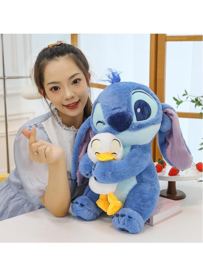 New 45cm duck Stitch plush toy doll children's bed sleeping doll for children, girls birthday gift - Image 4