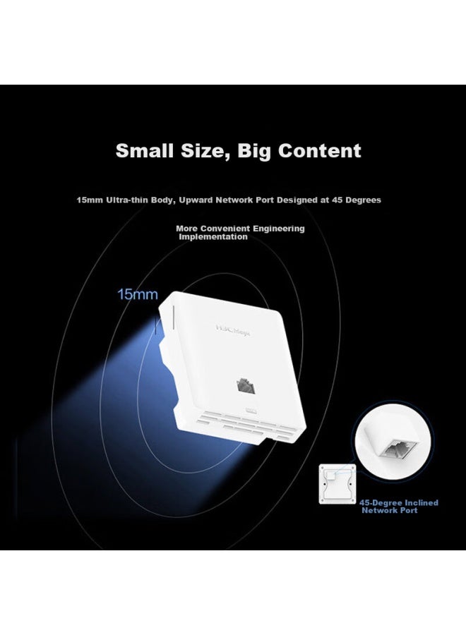 H3c Xinhua San, Wireless Ap, Dual-band Gigabit, Pl700, Be3600 Panel-style Wifi 7 Wireless Ap Access Point - Image 2