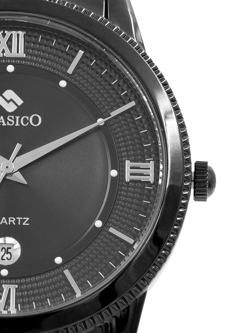 Clasico Flymaster Men's Chronograph Shadow Black Edition | Elite Y121 Quartz Movement | Waterproof Round Dial | Stainless Steel Belts  - Image 2